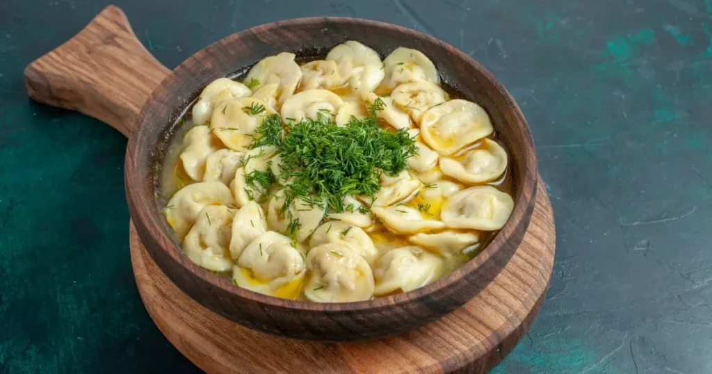 vegetable soup dumplings